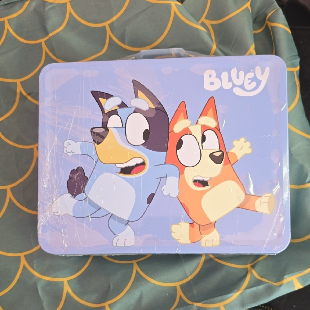 Kids Lunch Box - Blue and Orange